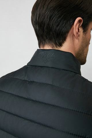  Siyah Kapitone Spor Şişme Yelek