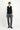  Siyah Slim Fit Dar Kesim Desenli Klasik Kruvaze Yelek