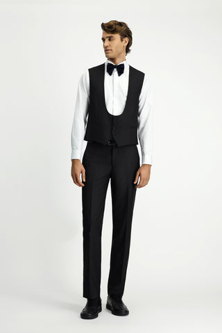  Siyah Regular Fit Klasik Smokin Yelek