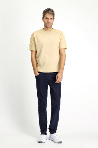  Orta Vizon Bisiklet Yaka Regular Fit Süprem Pamuk Tişört