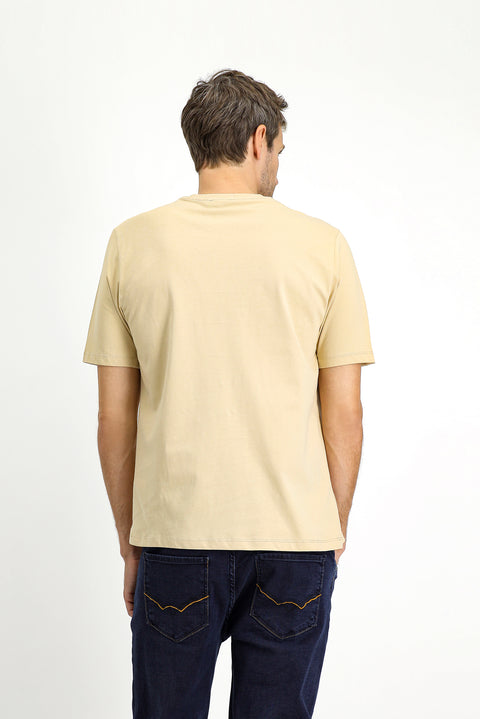 Orta Vizon Bisiklet Yaka Regular Fit %100 Pamuk Tişört