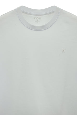  Beyaz Bisiklet Yaka Regular Fit %100 Pamuk 3'lü Tişört Seti