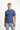 İndigo Bisiklet Yaka Slim Fit Dar Kesim Süprem Pamuk Tişört
