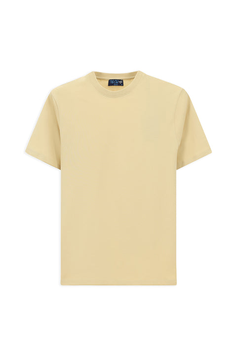 Orta Vizon Bisiklet Yaka Slim Fit %100 Pamuk Tişört