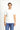 Beyaz-Siyah-Lacivert Bisiklet Yaka Slim Fit Dar Kesim Pamuk 3'lü Tişört Seti