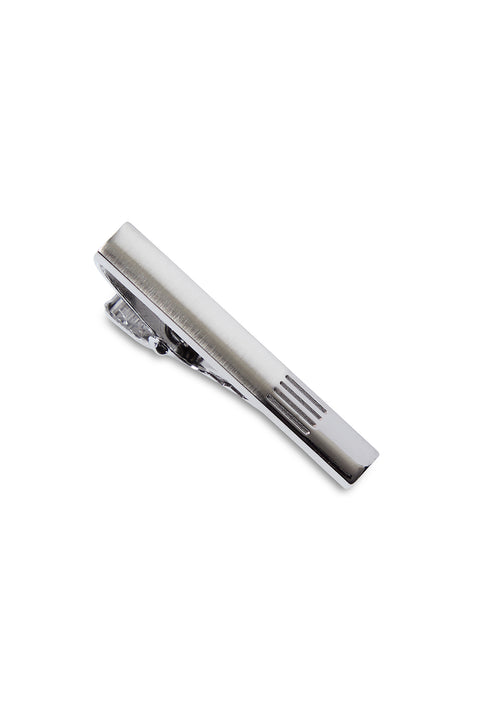 Silver Boxed Tie Clip