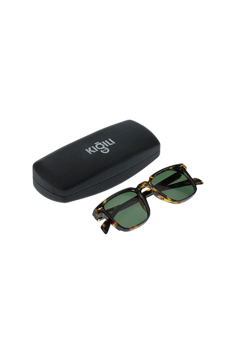 Siyah UV400 Korumalı Kemik Çerçeve Erkek Güneş Gözlüğü