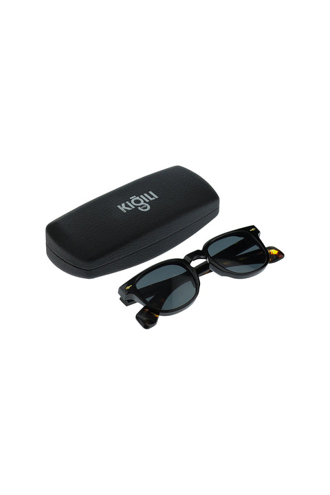 Siyah UV400 Korumalı Kemik Çerçeve Erkek Güneş Gözlüğü