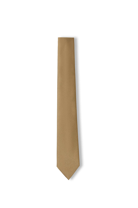Gold Plain Tie