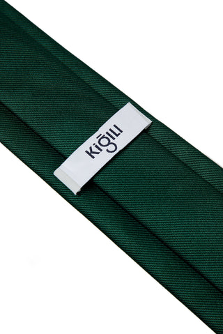  Koyu Yeşil Düz Kravat