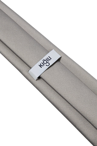  Orta Gri Düz Kravat