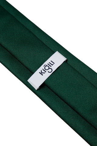  Koyu Yeşil Düz Kravat
