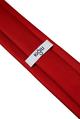  Koyu Kırmızı Düz Kravat