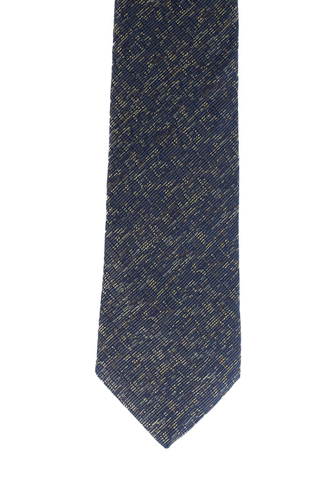 Orta Kahve Desenli Kravat