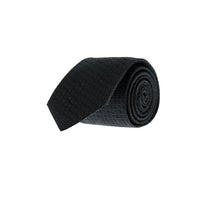 Black Patterned Tie