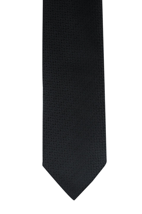 Black Patterned Tie