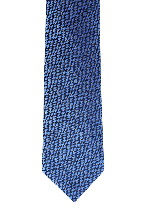 Mavi Desenli Kravat
