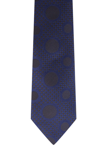 Koyu Kahve Desenli Kravat