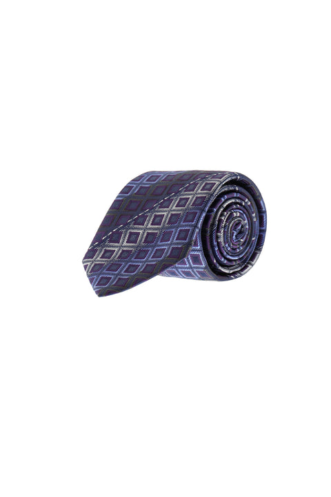 Purple Patterned Tie