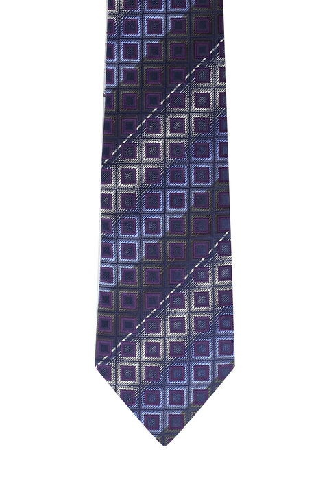 Purple Patterned Tie