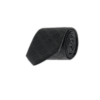 Black Patterned Tie