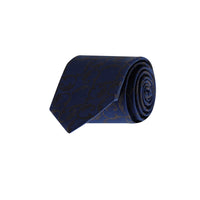 Koyu Kahve Şal Desenli Kravat