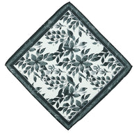 Black Patterned Handkerchief
