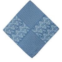 Koyu Lacivert Desenli Mendil