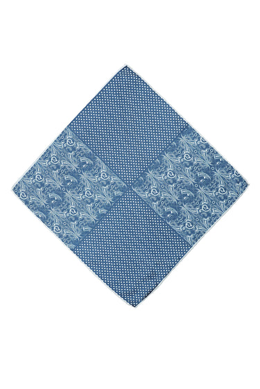  Koyu Lacivert Desenli Mendil