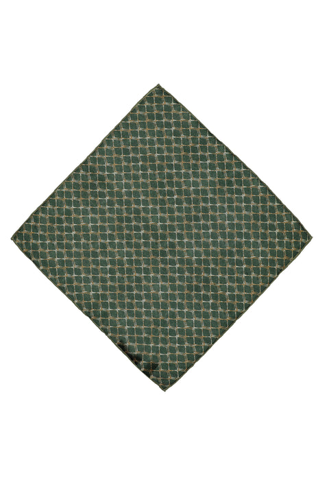 Koyu Kahve Desenli Mendil