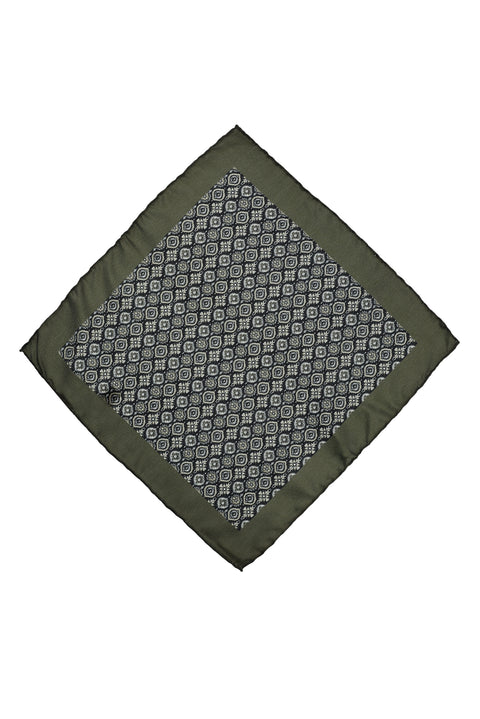 Orta Gri Desenli Mendil