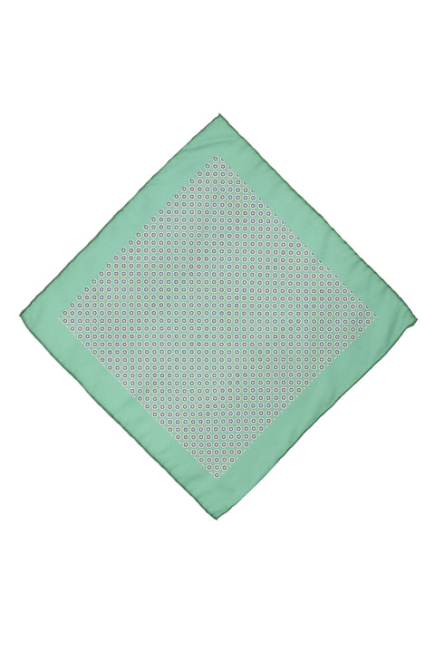 Koyu Yeşil Desenli Mendil