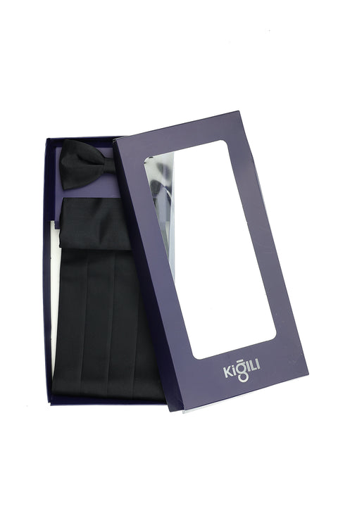 Black Bow Tie Suit