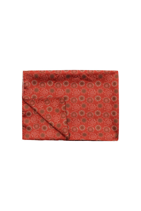 Edirne Kırmızı Desenli Fular