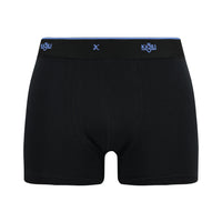 Siyah 2'li Pamuklu Likralı Rahat Esnek Boxer Seti