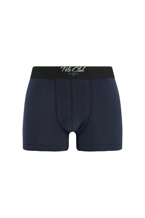 Lacivert 3'lü Pamuklu Boxer Seti