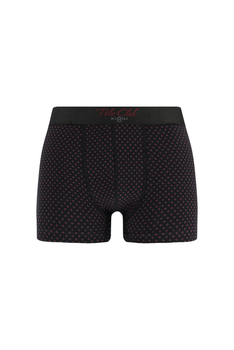 Siyah 5'li Pamuklu Boxer Seti