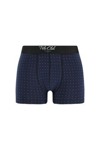  Lacivert 5'li Pamuklu Boxer Seti