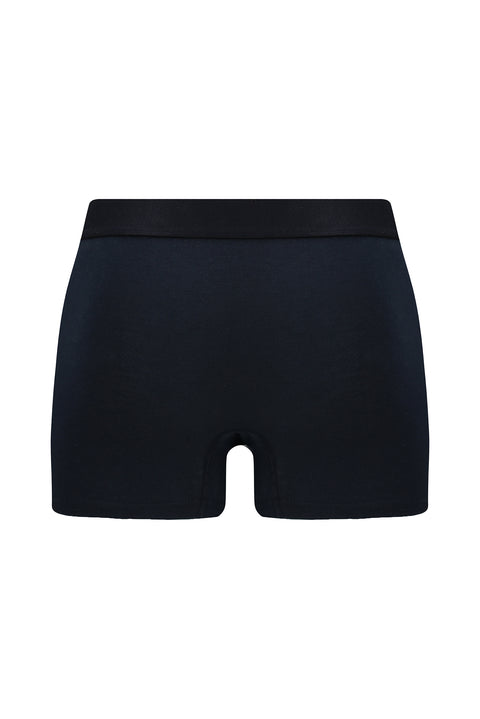 Lacivert 5'li Pamuklu Likralı Rahat Esnek Boxer Seti