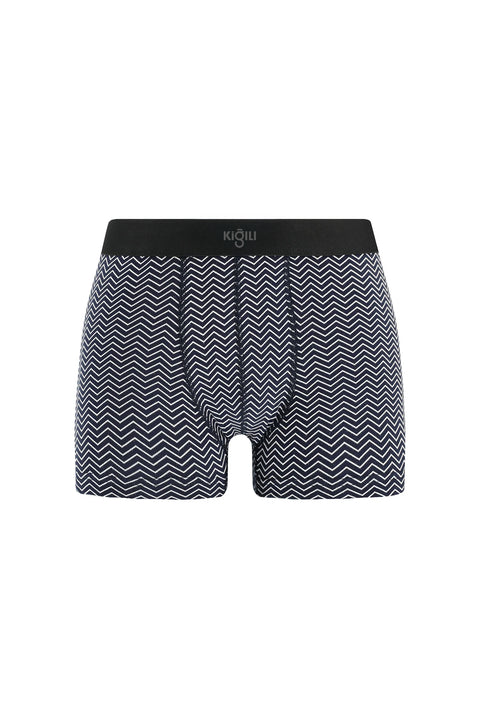 Çok Renkli 5'li Pamuklu Likralı Rahat Esnek Boxer Seti