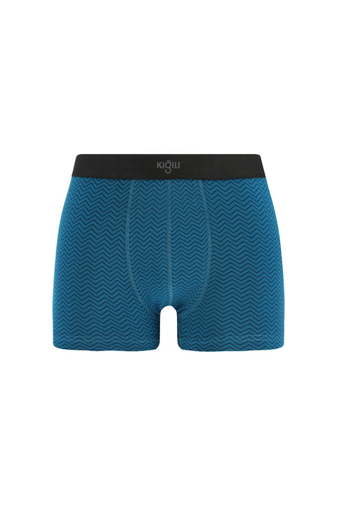 Çok Renkli 5'li Pamuklu Likralı Rahat Esnek Boxer Seti