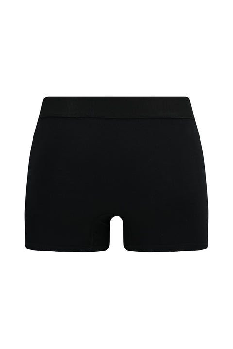 Siyah 5'li Pamuklu Likralı Rahat Esnek Boxer Seti