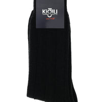 Siyah Tekli Yünlü Termal Çorap