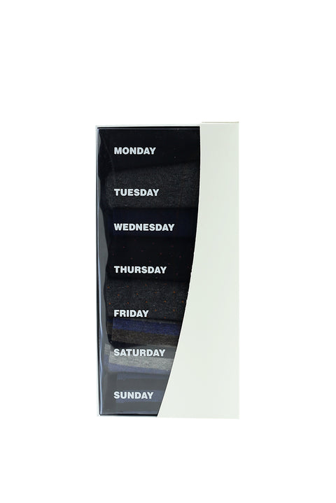 Çok Renkli 7'li Pamuklu Çorap Seti