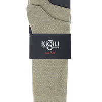 Orta Bej 2'li Desenli Pamuklu Çorap Seti