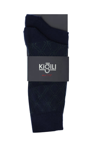  Nefti 2'li Desenli Pamuklu Çorap Seti