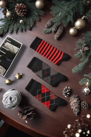  Çok Renkli 7'li Desenli Pamuklu Çorap Seti