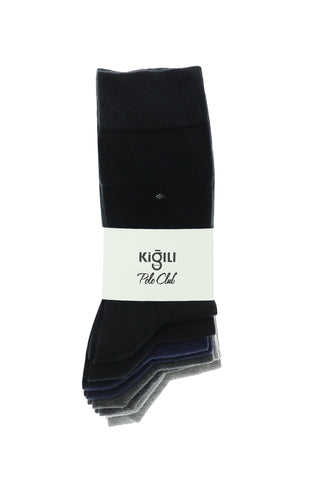  Çok Renkli 8'li Pamuklu Dikişsiz Çorap Seti