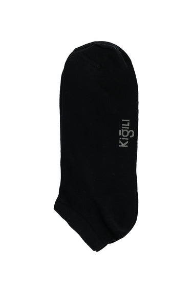 Siyah 5'li Pamuklu Dikişsiz Spor Çorap Seti