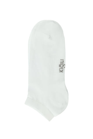  Beyaz 5'li Pamuklu Dikişsiz Spor Çorap Seti